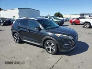 2017 Hyundai Tucson Eco with VIN KM8J33A20HU291936, listed as a Copart auction lot 71535335 with 140,873 mi miles and Clean title. Bid and sale history available at DreamBid. Image 4.