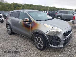 ✅ 2021 Kia Sportage LX • VIN: KNDPM3AC4M7874555 • Lot: 43360229. Listed on IAAI with 22,444 mi. Free auction sales archive from the USA and detailed vehicle history report at DreamBid. Image 1.