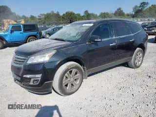 2014 Chevrolet Traverse LT z VIN 1GNKRHKD9EJ370806, wystawiony jako Copart lot #80271495 z przebiegiem 128 932 mil mil oraz Czysty tytuł • Clean title. Historia ofert i sprzedaży dostępna na DreamBid. Obrazek 1.