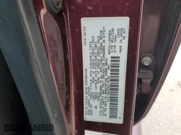 ✅ 2005 Scion xB • VIN: JTLKT324250174150 • Лот: 91933975. Опубликован ранее на Copart с пробегом 273 273 миль. Бесплатный доступ к архиву аукционных продаж из США и подробный отчёт об истории автомобиля на DreamBid. Изображение 12.