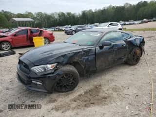 2015 Ford Mustang GT Premium с VIN 1FA6P8CF7F5310054, выставлен на аукционе Copart как лот 83888565 с пробегом 51 151 миль миль и Списание • Salvage title. История ставок и продаж доступна на DreamBid. Изображение 1.