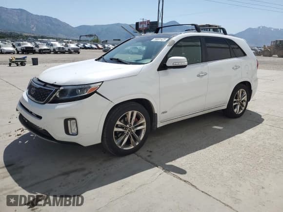 ✅ 2014 Kia Sorento SX Limited • VIN: 5XYKWDA7XEG549961 • Lot: 59691425. Listed on Copart with 146,062 mi. Free auction sales archive from the USA and detailed vehicle history report at DreamBid. Image 1.