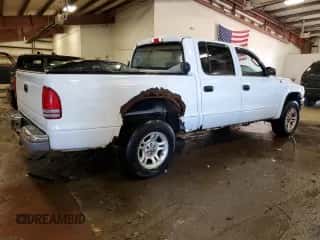 2004 Dodge Dakota SLT z VIN 1D7HG48N14S609085, wystawiony jako Copart lot #68557614 z przebiegiem Nie podano mil oraz Czysty tytuł • Clean title. Historia ofert i sprzedaży dostępna na DreamBid. Obrazek 3.