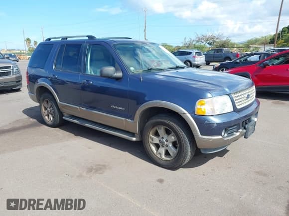 ✅ 2004 Ford Explorer Eddie Bauer • VIN: 1FMDU64K94UB01763 • Lot: 42084161. Listed on IAAI with 148,709 mi. Free auction sales archive from the USA and detailed vehicle history report at DreamBid. Image 1.