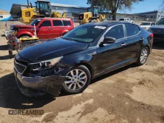 ✅ 2014 Kia Optima LX • VIN: 5XXGM4A7XEG329042 • Lot: 83815625. Listed on Copart with 183,145 mi. Free auction sales archive from the USA and detailed vehicle history report at DreamBid. Image 1.