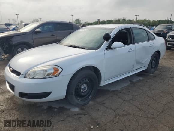 2014 Chevrolet Impala Police Police z VIN 2G1WD5E34E1144511, wystawiony jako Copart lot #55471255 z przebiegiem 86 705 mil mil oraz Szkoda całkowita • Salvage title. Historia ofert i sprzedaży dostępna na DreamBid. Obrazek 1.