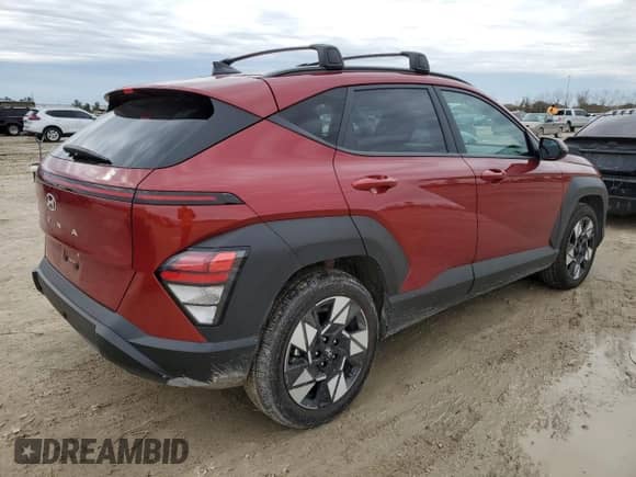 2024 Hyundai Kona SEL with VIN KM8HC3AB4RU182007, listed as a Copart auction lot 87956855 with 1,551 mi miles and Salvage title. Bid and sale history available at DreamBid. Image 3.