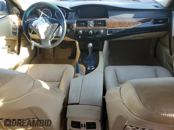 ✅ 2007 BMW 5 Series 530i • VIN: WBANE73547CM49954 • Lot: 89894285. Listed on Copart with Not provided. Free auction sales archive from the USA and detailed vehicle history report at DreamBid. Image 8.