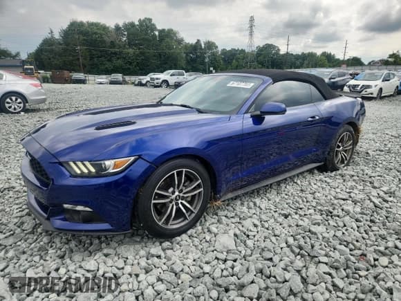 ✅ 2016 Ford Mustang EcoBoost Premium • VIN: 1FATP8UH4G5312428 • Lot: 67107705. Listed on Copart with 119,292 mi. Free auction sales archive from the USA and detailed vehicle history report at DreamBid. Image 1.