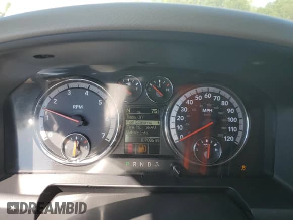 ✅ 2012 Ram 1500 Outdoorsman • VIN: 1C6RD7GP7CS121454 • Лот: 84281235. Опубликован ранее на Copart с пробегом 107 086 миль. Бесплатный доступ к архиву аукционных продаж из США и подробный отчёт об истории автомобиля на DreamBid. Изображение 9.