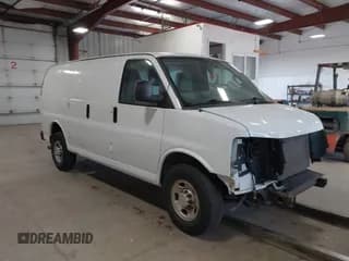 ✅ 2018 Chevrolet Express Cargo • VIN: 1GCWGAFP6J1287713 • Lot: 42946863. Listed on IAAI with 40,378 mi. Free auction sales archive from the USA and detailed vehicle history report at DreamBid. Image 1.