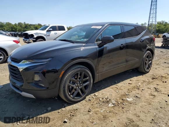 2021 Chevrolet Blazer LT with VIN 3GNKBHRS9MS586029, listed as a Copart auction lot 70202274 with 36,518 mi miles and Salvage title. Bid and sale history available at DreamBid. Image 1.