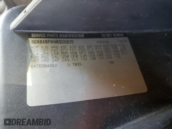 ✅ 2011 Chevrolet HHR 1LT • VIN: 3GNBABFW4BS529676 • Lot: 42425165. Listed on Copart with Not provided. Free auction sales archive from the USA and detailed vehicle history report at DreamBid. Image 12.