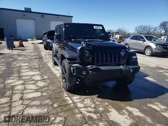✅ 2022 Jeep Wrangler Unlimited Sport S • VIN: 1C4HJXDG7NW158369 • Lot: 46254675. Listed on Copart with 33,176 mi. Free auction sales archive from the USA and detailed vehicle history report at DreamBid. Image 14.