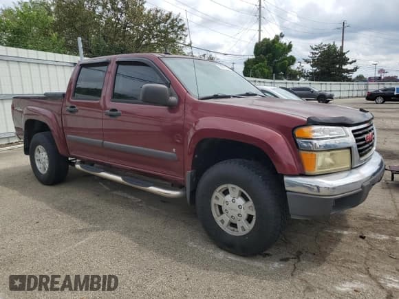 ✅ 2008 GMC Canyon SLE2 • VIN: 1GTDT13E088118164 • Lot: 60001825. Listed on Copart with 227,793 mi. Free auction sales archive from the USA and detailed vehicle history report at DreamBid. Image 4.