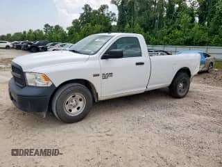2022 Ram 1500 Tradesman with VIN 3C6JR6DT1NG286520, listed as a Copart auction lot 58924695 with 57,326 mi miles and Salvage title. Bid and sale history available at DreamBid. Image 1.