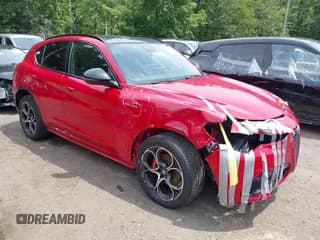 ✅ 2024 Alfa Romeo Stelvio Ti • VIN: ZASPAKBN0R7D79058 • Lot: 42893174. Wystawiony na IAAI z przebiegiem 29 255 mil. Bezpłatny archiwum sprzedaży aukcyjnych z USA i szczegółowy raport historii pojazdu na DreamBid. Zdjęcie 1.