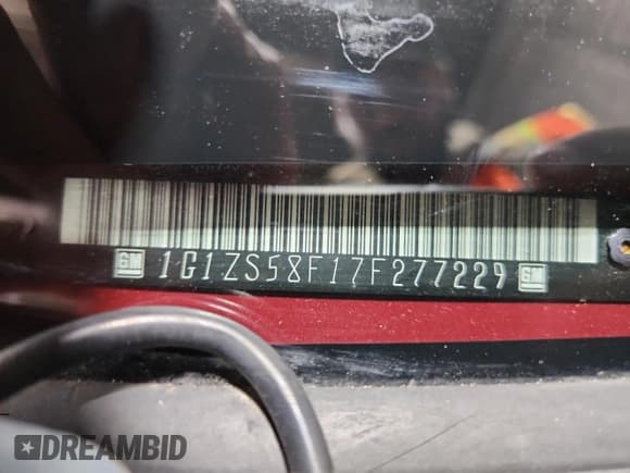 ✅ 2007 Chevrolet Malibu 1LS • VIN: 1G1ZS58F17F277229 • Лот: 87231625. Опубликован ранее на Copart с пробегом 132 012 миль. Бесплатный доступ к архиву аукционных продаж из США и подробный отчёт об истории автомобиля на DreamBid. Изображение 12.