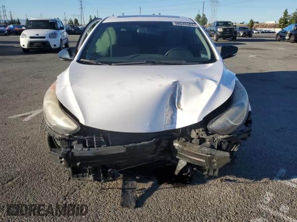 ✅ 2013 Hyundai Elantra SE • VIN: KMHDH6AE3DU012337 • Lot: 80048884. Listed on Copart with 171,714 mi. Free auction sales archive from the USA and detailed vehicle history report at DreamBid. Image 5.