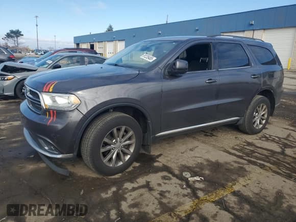 ✅ 2018 Dodge Durango SXT • VIN: 1C4RDJAG9JC248311 • Лот: 91235485. Опубликован ранее на Copart с пробегом 216 378 миль. Бесплатный доступ к архиву аукционных продаж из США и подробный отчёт об истории автомобиля на DreamBid. Изображение 1.