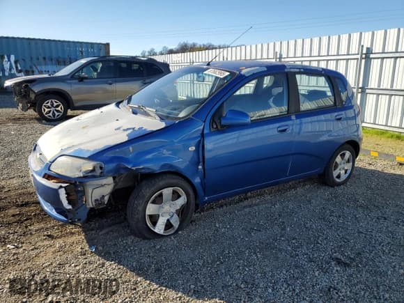 ✅ 2007 Chevrolet Aveo LS • VIN: KL1TD66647B789419 • Lot: 87662995. Wystawiony na Copart z przebiegiem 108 379 mil. Bezpłatny archiwum sprzedaży aukcyjnych z USA i szczegółowy raport historii pojazdu na DreamBid. Zdjęcie 1.