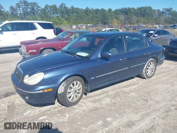 2003 Hyundai Sonata GLS with VIN KMHWF35H73A763880, listed as a IAAI auction lot 41563764 with 123,058 mi miles and . Bid and sale history available at DreamBid. Image 2.