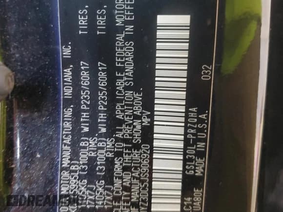 ✅ 2018 Toyota Sienna XLE Auto Access Seat • VIN: 5TDYZ3DC5JS906920 • Lot: 68258845. Listed on Copart with 18,787 mi. Free auction sales archive from the USA and detailed vehicle history report at DreamBid. Image 13.