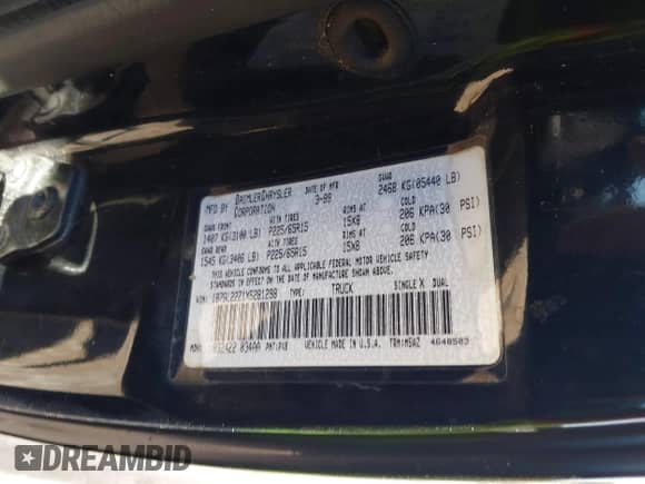 1999 Dodge Dakota Sport with VIN 1B7GL22Z1XS281298, listed as a IAAI auction lot 43418465 with 164,344 mi miles and . Bid and sale history available at DreamBid. Image 9.