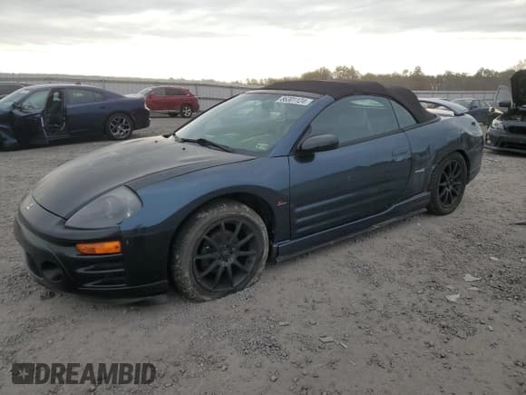 ✅ 2004 Mitsubishi Eclipse GTS • VIN: 4A3AE75H64E034981 • Lot: 86301124. Listed on Copart with 73,351 mi. Free auction sales archive from the USA and detailed vehicle history report at DreamBid. Image 1.