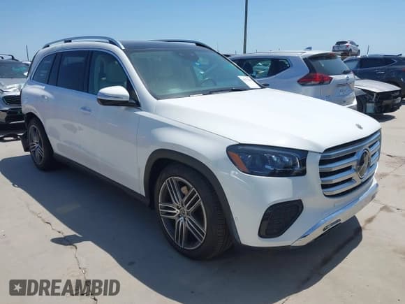 ✅ 2024 Mercedes-Benz GLS 450 • VIN: 4JGFF5KE2RB133841 • Lot: 41971284. Listed on IAAI with 16,359 mi. Free auction sales archive from the USA and detailed vehicle history report at DreamBid. Image 1.