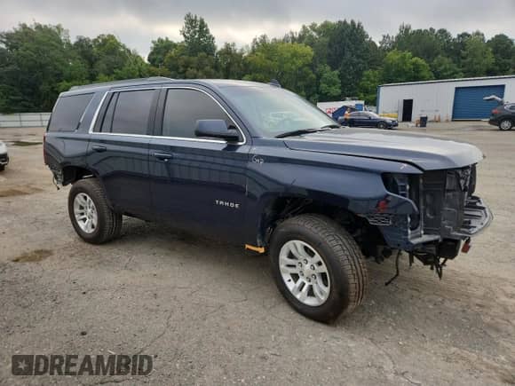 2018 Chevrolet Tahoe LS with VIN 1GNSCAECXJR223286, listed as a Copart auction lot 69783835 with Not provided miles and Salvage title. Bid and sale history available at DreamBid. Image 4.