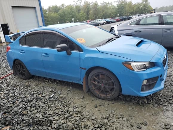 ✅ 2016 Subaru WRX STI Series.HyperBlue • VIN: JF1VA2U66G9813853 • Lot: 72706104. Listed on Copart with 56,898 mi. Free auction sales archive from the USA and detailed vehicle history report at DreamBid. Image 4.