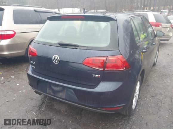 ✅ 2016 Volkswagen Golf TSI SE • VIN: 3VW217AU6GM032519 • Lot: 41476486. Listed on IAAI with 40,000 mi. Free auction sales archive from the USA and detailed vehicle history report at DreamBid. Image 16.