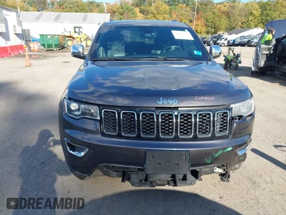 ✅ 2017 Jeep Grand Cherokee Limited • VIN: 1C4RJFBG8HC711649 • Lot: 43495519. Listed on IAAI with 78,700 mi. Free auction sales archive from the USA and detailed vehicle history report at DreamBid. Image 12.
