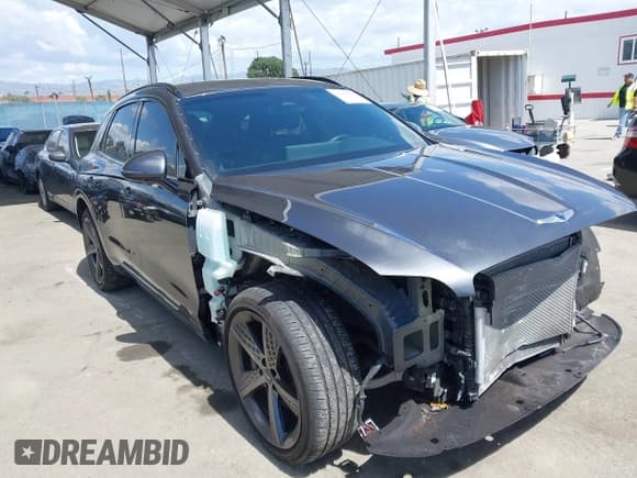 ✅ 2023 Genesis GV70 2.5T • VIN: KMUMADTBXPU095492 • Lot: 41959841. Listed on IAAI with 15,316 mi. Free auction sales archive from the USA and detailed vehicle history report at DreamBid. Image 1.