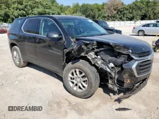 ✅ 2020 Chevrolet Traverse LS • VIN: 1GNERFKW9LJ141428 • Lot: 70904844. Wystawiony na Copart z przebiegiem 123 566 mil. Bezpłatny archiwum sprzedaży aukcyjnych z USA i szczegółowy raport historii pojazdu na DreamBid. Zdjęcie 4.