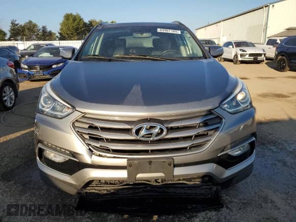 2017 Hyundai Santa Fe 2.0T with VIN 5XYZUDLAXHG453538, listed as a Copart auction lot 69907165 with 102,694 mi miles and Salvage title. Bid and sale history available at DreamBid. Image 5.