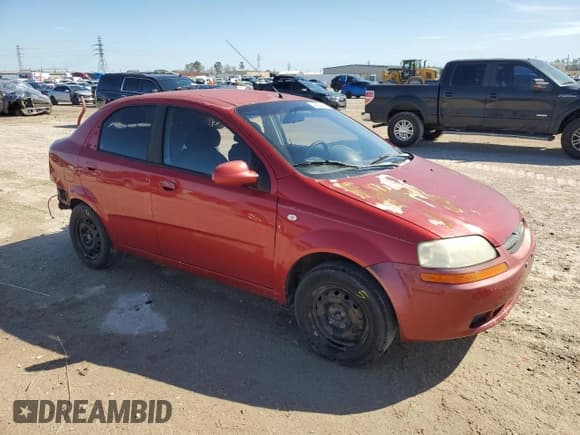 ✅ 2006 Chevrolet Aveo LS • VIN: KL1TD56686B557401 • Lot: 46954465. Wystawiony na Copart z przebiegiem 179 825 mil. Bezpłatny archiwum sprzedaży aukcyjnych z USA i szczegółowy raport historii pojazdu na DreamBid. Zdjęcie 4.