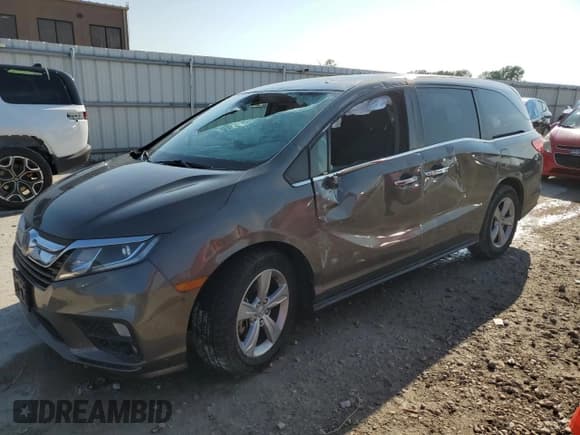 ✅ 2019 Honda Odyssey EX • VIN: 5FNRL6H55KB067182 • Lot: 80146255. Wystawiony na Copart z przebiegiem 50 056 mil. Bezpłatny archiwum sprzedaży aukcyjnych z USA i szczegółowy raport historii pojazdu na DreamBid. Zdjęcie 1.
