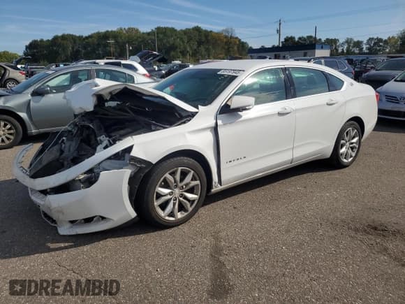 ✅ 2017 Chevrolet Impala LT • VIN: 1G1105S3XHU115498 • Lot: 85197945. Listed on Copart with 152,633 mi. Free auction sales archive from the USA and detailed vehicle history report at DreamBid. Image 1.
