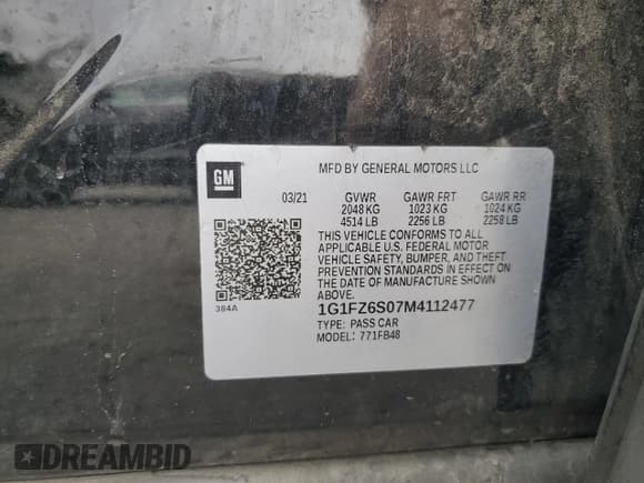 ✅ 2021 Chevrolet Bolt EV Premier • VIN: 1G1FZ6S07M4112477 • Lot: 71004635. Wystawiony na Copart z przebiegiem 50 861 mil. Bezpłatny archiwum sprzedaży aukcyjnych z USA i szczegółowy raport historii pojazdu na DreamBid. Zdjęcie 12.