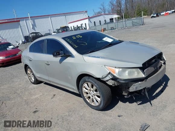 ✅ 2012 Buick LaCrosse Leather • VIN: 1G4GC5ER7CF243148 • Lot: 41854253. Listed on IAAI with Not provided. Free auction sales archive from the USA and detailed vehicle history report at DreamBid. Image 1.