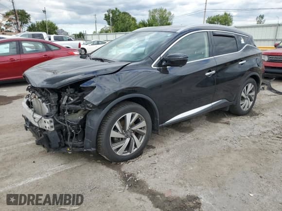 ✅ 2019 Nissan Murano SV • VIN: 5N1AZ2MS5KN130309 • Lot: 69929305. Listed on Copart with 37,686 mi. Free auction sales archive from the USA and detailed vehicle history report at DreamBid. Image 1.
