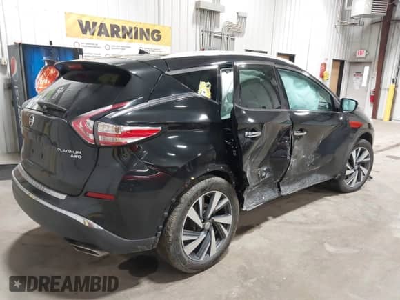 2015 Nissan Murano SL с VIN 5N1AZ2MH5FN270970, выставлен на аукционе IAAI как лот 43262814 с пробегом Не указан миль и . История ставок и продаж доступна на DreamBid. Изображение 4.