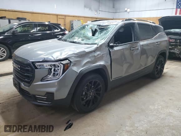 ✅ 2023 GMC Terrain SLE • VIN: 3GKALTEGXPL166806 • Lot: 84362825. Listed on Copart with 19,969 mi. Free auction sales archive from the USA and detailed vehicle history report at DreamBid. Image 1.
