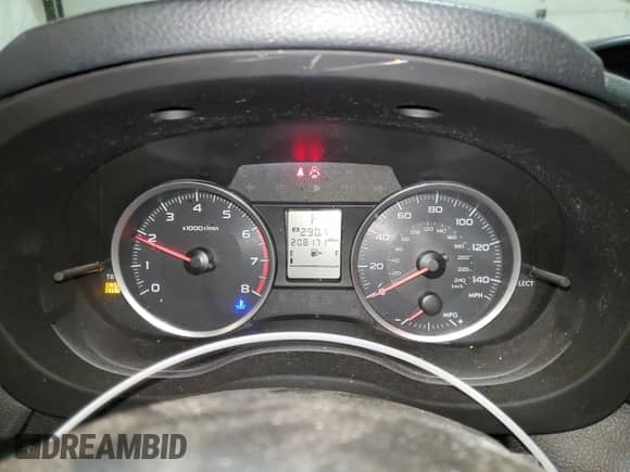 2014 Subaru Forester 2.5i with VIN JF2SJAAC5EH456221, listed as a Copart auction lot 86164795 with 208,171 mi miles and Salvage title. Bid and sale history available at DreamBid. Image 9.