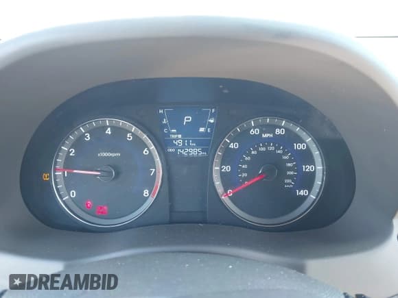 ✅ 2013 Hyundai Accent GLS • VIN: KMHCU4AE2DU380875 • Лот: 43590380. Опубликован ранее на IAAI с пробегом 142 985 миль. Бесплатный доступ к архиву аукционных продаж из США и подробный отчёт об истории автомобиля на DreamBid. Изображение 7.