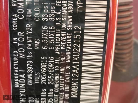 2019 Hyundai Kona SE z VIN KM8K12AA1KU221512, wystawiony jako Copart lot #55398343 z przebiegiem 55 337 mil mil oraz . Historia ofert i sprzedaży dostępna na DreamBid. Obrazek 12.