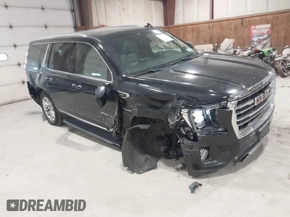 ✅ 2021 GMC Yukon SLT • VIN: 1GKS2BKD2MR185771 • Lot: 42054315. Listed on IAAI with 95,529 mi. Free auction sales archive from the USA and detailed vehicle history report at DreamBid. Image 1.
