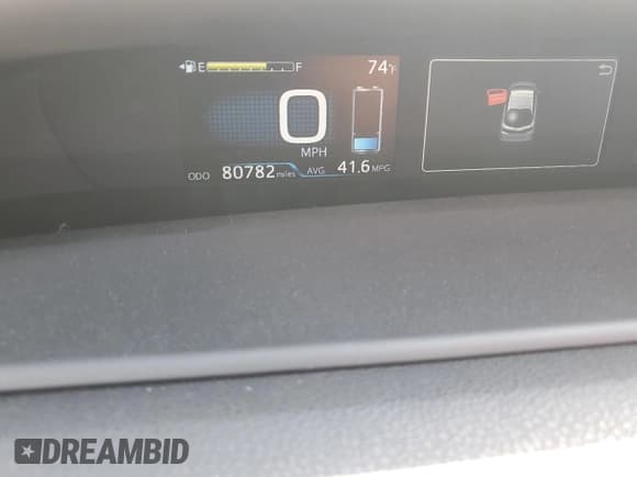 ✅ 2022 Toyota Prius LE • VIN: JTDKAMFP4N3204548 • Лот: 91313585. Опубликован ранее на Copart с пробегом 80 782 миль. Бесплатный доступ к архиву аукционных продаж из США и подробный отчёт об истории автомобиля на DreamBid. Изображение 9.